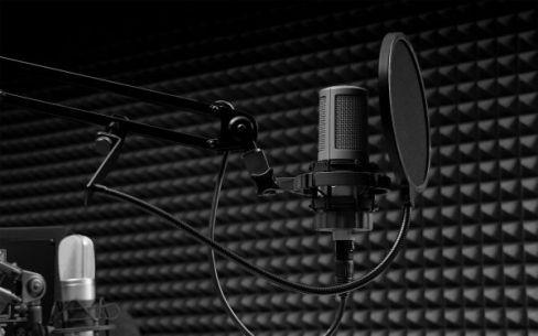 Professional recording studio equipment